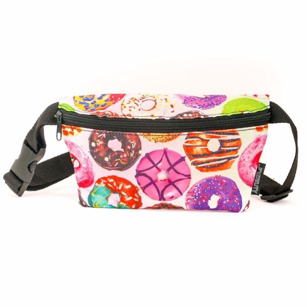 Fydelity Mens Womens Unisex Donut Party Fun Fanny Pack Bag Girlfriend Gift